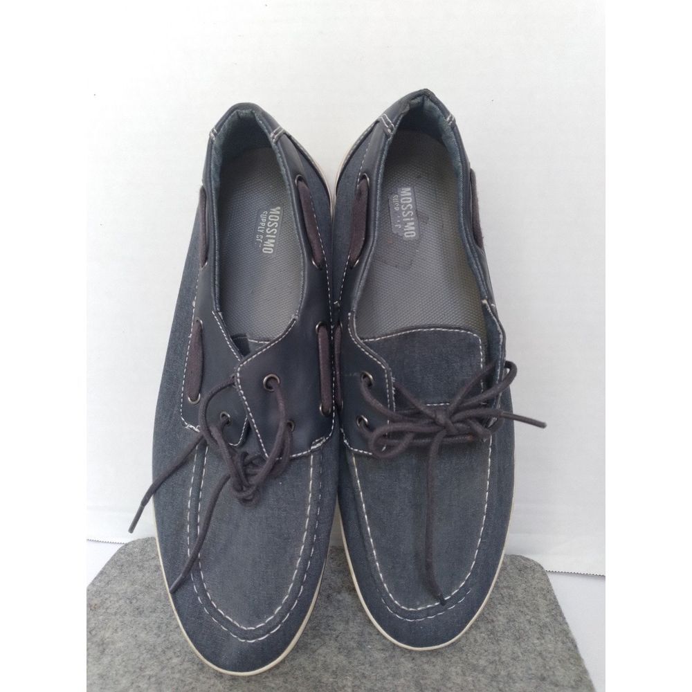 Mossimo Supply Co. Denim Boat Shoes Casual‎ Loafers Comfort Size?